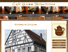 Tablet Screenshot of cafe-grimm.com